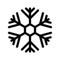 Snowflake Icon Vector Symbol Design Illustration