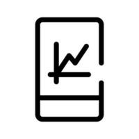 Chart Icon Vector Symbol Design Illustration