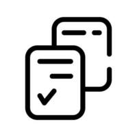 Documents Icon Vector Symbol Design Illustration