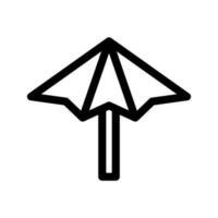 Sombrilla icono vector símbolo diseño ilustración