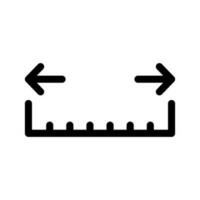 Measure Icon Vector Symbol Design Illustration
