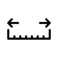 Measure Icon Vector Symbol Design Illustration