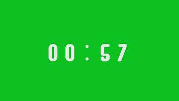 1 minuto Timer, uno minuto Timer conto alla rovescia, 60 secondi conto alla rovescia Timer, conto alla rovescia Timer 60 secondo gratuito video