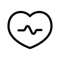 latido del corazón icono vector símbolo diseño ilustración