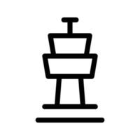 Control Tower Icon Vector Symbol Design Illustration