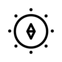 Compass Icon Vector Symbol Design Illustration