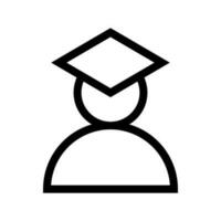 estudiante icono vector símbolo diseño ilustración