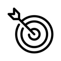 Target Icon Vector Symbol Design Illustration