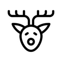 Deer Icon Vector Symbol Design Illustration