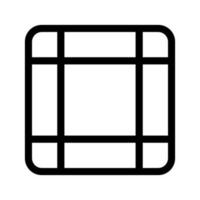 Small Grid Icon Vector Symbol Design Illustration