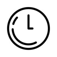 hora icono vector símbolo diseño ilustración
