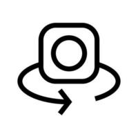 cambio cámara icono vector símbolo diseño ilustración