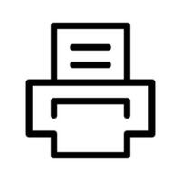 Printer Icon Vector Symbol Design Illustration