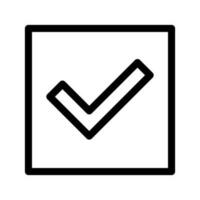 Checkbox Icon Vector Symbol Design Illustration