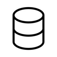 Database Icon Vector Symbol Design Illustration