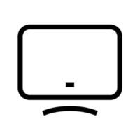 Monitor Icon Vector Symbol Design Illustration