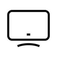 Monitor Icon Vector Symbol Design Illustration