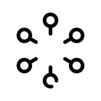red icono vector símbolo diseño ilustración