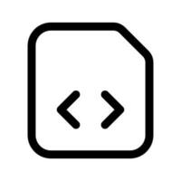 Coding Icon Vector Symbol Design Illustration