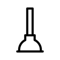 Plunger Icon Vector Symbol Design Illustration