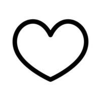 Heart Icon Vector Symbol Design Illustration