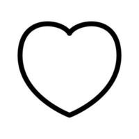 Heart Icon Vector Symbol Design Illustration