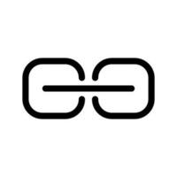 cadena icono vector símbolo diseño ilustración