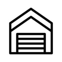 Warehouse Icon Vector Symbol Design Illustration