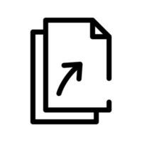 Revert Document Icon Vector Symbol Design Illustration