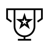 Trophy Icon Vector Symbol Design Illustration