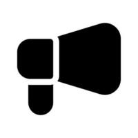 megáfono icono vector símbolo diseño ilustración