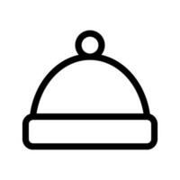 Beanie Icon Vector Symbol Design Illustration