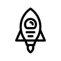 Rocket Icon Vector Symbol Design Illustration
