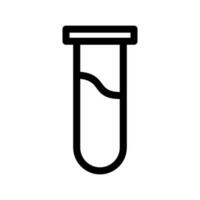 prueba tubo icono vector símbolo diseño ilustración