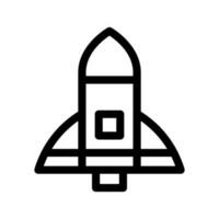 Rocket Icon Vector Symbol Design Illustration