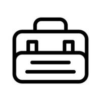 maletín icono vector símbolo diseño ilustración