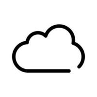 nube icono vector símbolo diseño ilustración