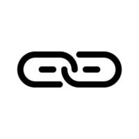 Broken Link Icon Vector Symbol Design Illustration