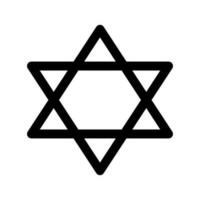 Judaism Icon Vector Symbol Design Illustration