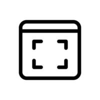Screenshoot Icon Vector Symbol Design Illustration