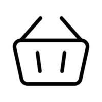 Shopping Basket Icon Vector Symbol Design Illustration