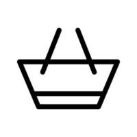 Shopping Basket Icon Vector Symbol Design Illustration