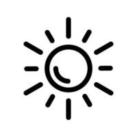 Sun Energy Icon Vector Symbol Design Illustration