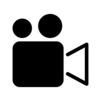 Video Camera Icon Vector Symbol Design Illustration