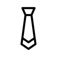 Necktie Icon Vector Symbol Design Illustration