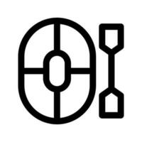 barco icono vector símbolo diseño ilustración