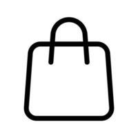 compras bolso icono vector símbolo diseño ilustración