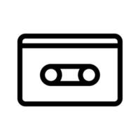 Cassette Tape Icon Vector Symbol Design Illustration