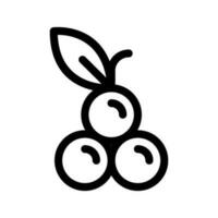 Cherry Icon Vector Symbol Design Illustration