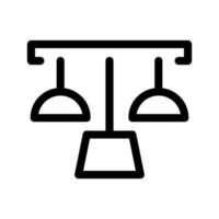 Ceiling Lamp Icon Vector Symbol Design Illustration